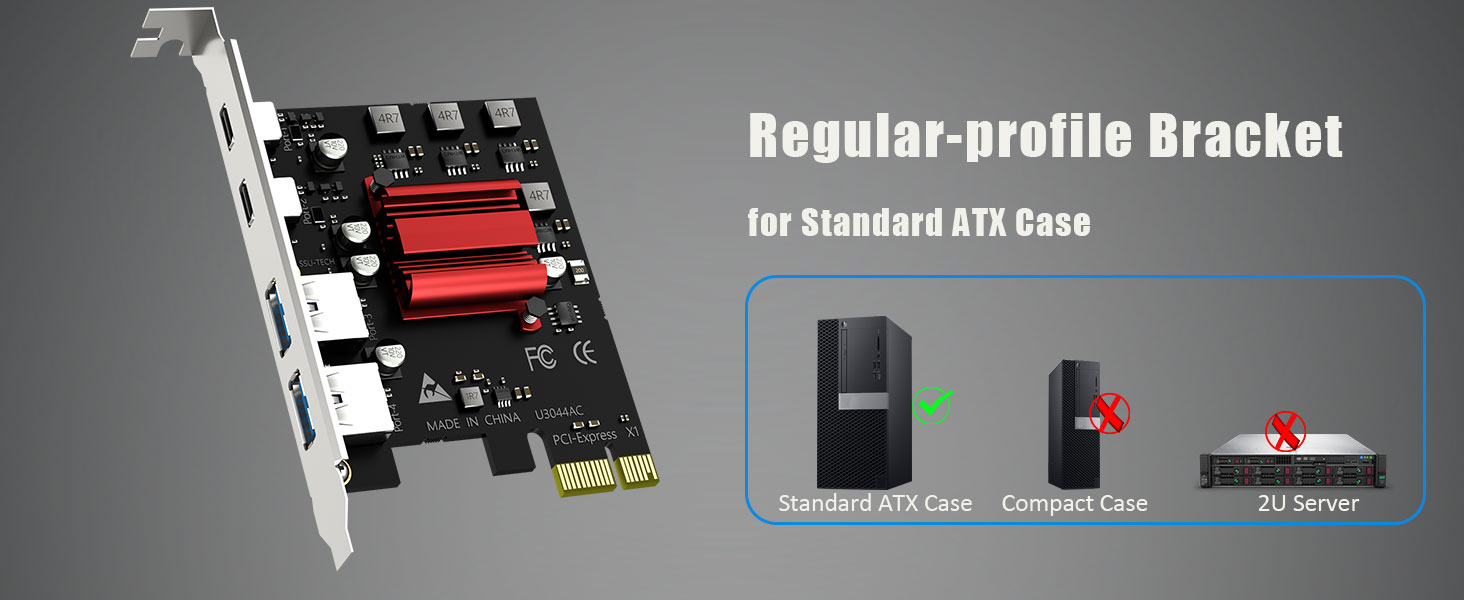 4 port usb 3.0 pcie expansion card