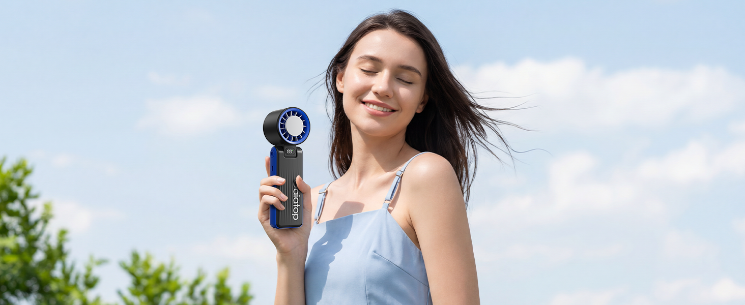 handheld fan portable handheld fan turbo fan travel essentials portable fan camping essentials
