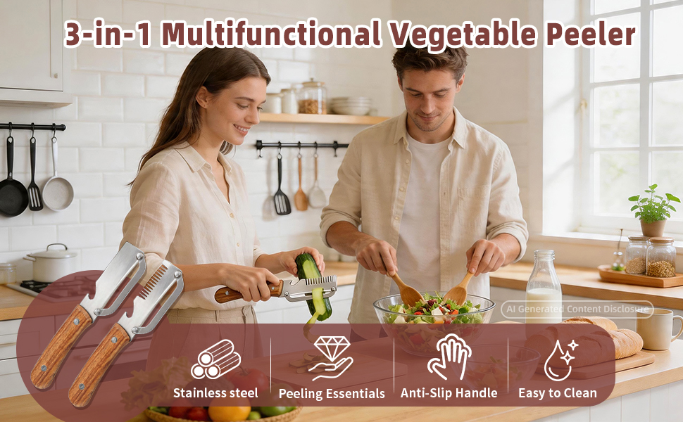 Multifunctional Vegetable Peeler