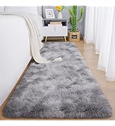 Chicrug Cute Fluffy Area Rug for Girls Bedroom, 2x6 Feet Fluffy Kids Rug for Room Decor, Shag Sof...