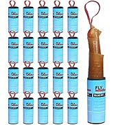 Stingmon 20 Pack Sticky Fly Traps Indoor/Outdoor, Fly Ribbon Catcher Paper, Fly Strips Hanging