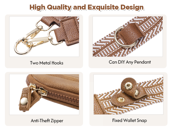 clip and go phone strap crossbody with wallet phone lanyard cross body wrist wristlet pouch purse