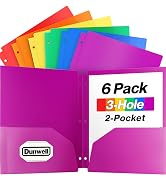 Dunwell Plastic 3-Hole Poly Folder