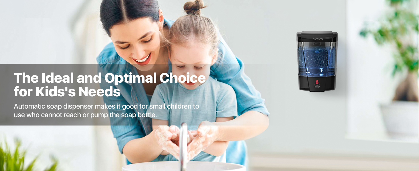 soap dispenser wall mount automatic touchless