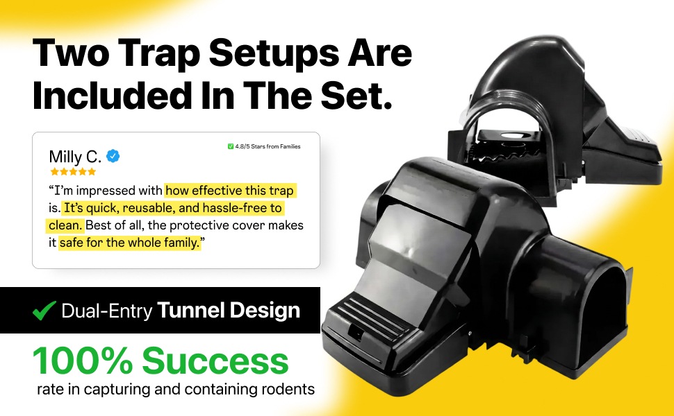 rat trap mouse mice rodent chipmunk indoor outdoor