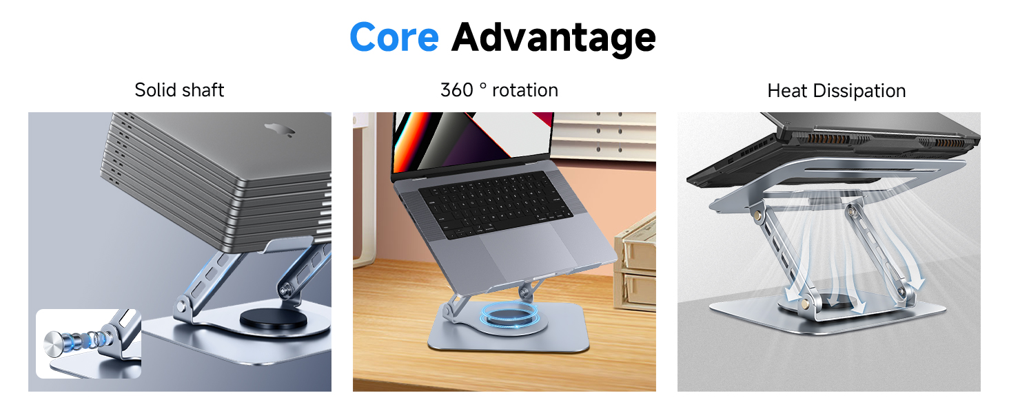 360-degree rotating notebook