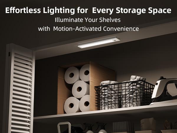 closet lights motion sensored