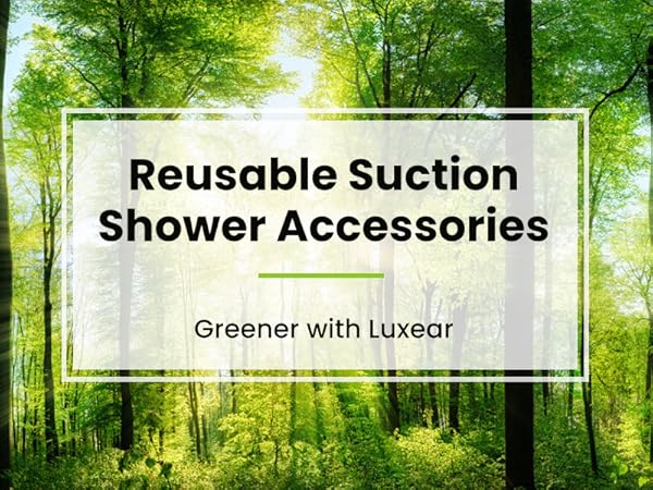 LUXEAR Shower Caddy Suction Cup