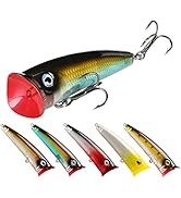 SeaKnight SK004 Topwater Popper Fishing Lure 2.71in 0.39oz Hard Bait Floating Lure Fishing Baits ...