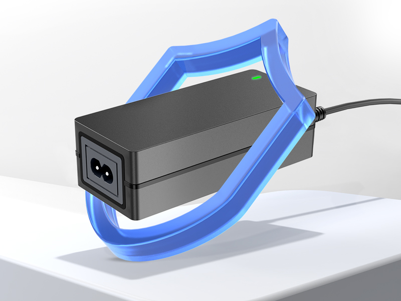 a blue and silver box with a blue handle