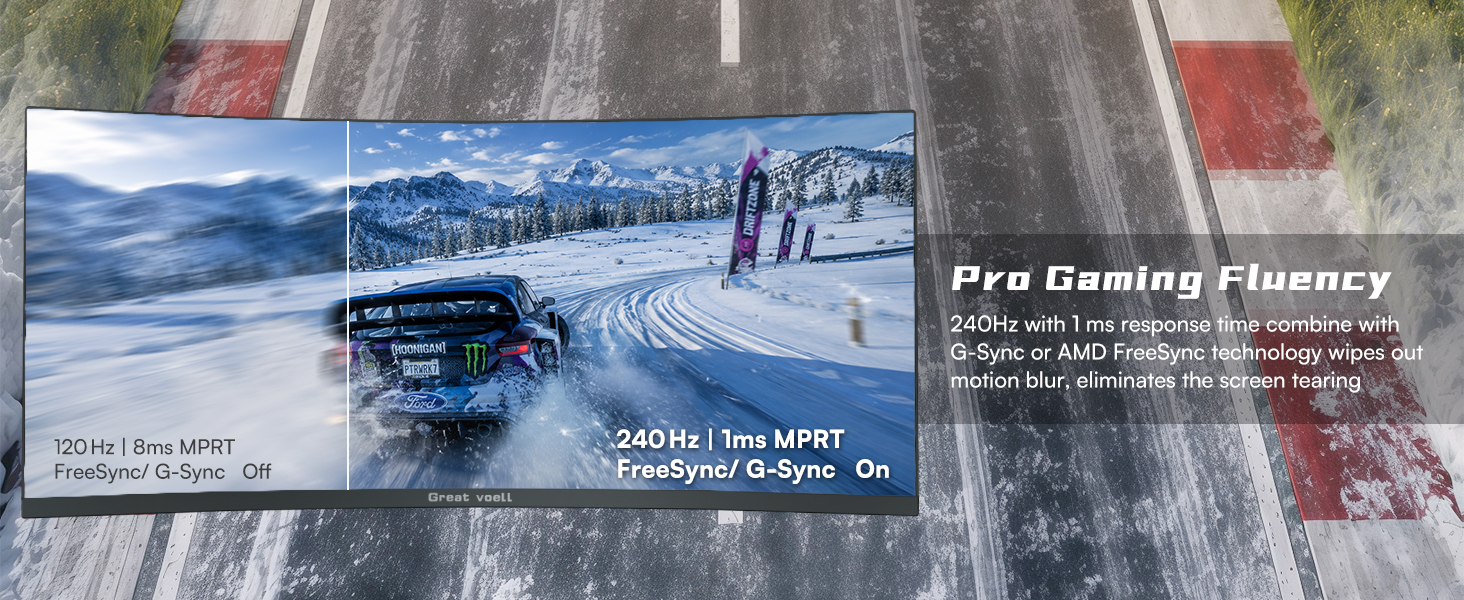240Hz Curved Gaming Monitor