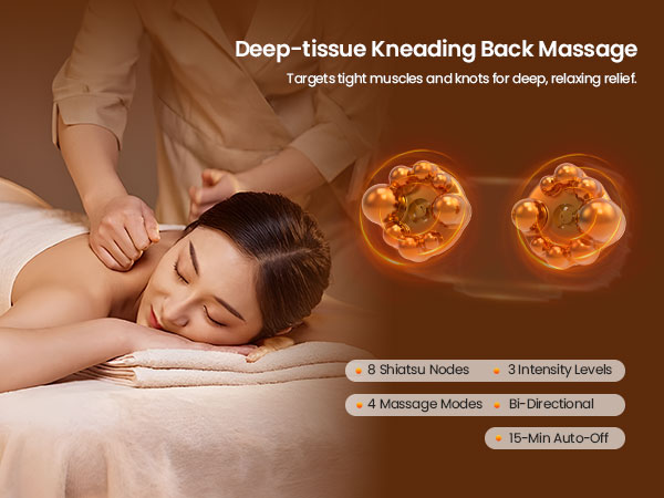 deep tissue kneading back massage