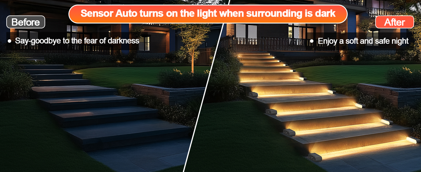 solar step lights for outside