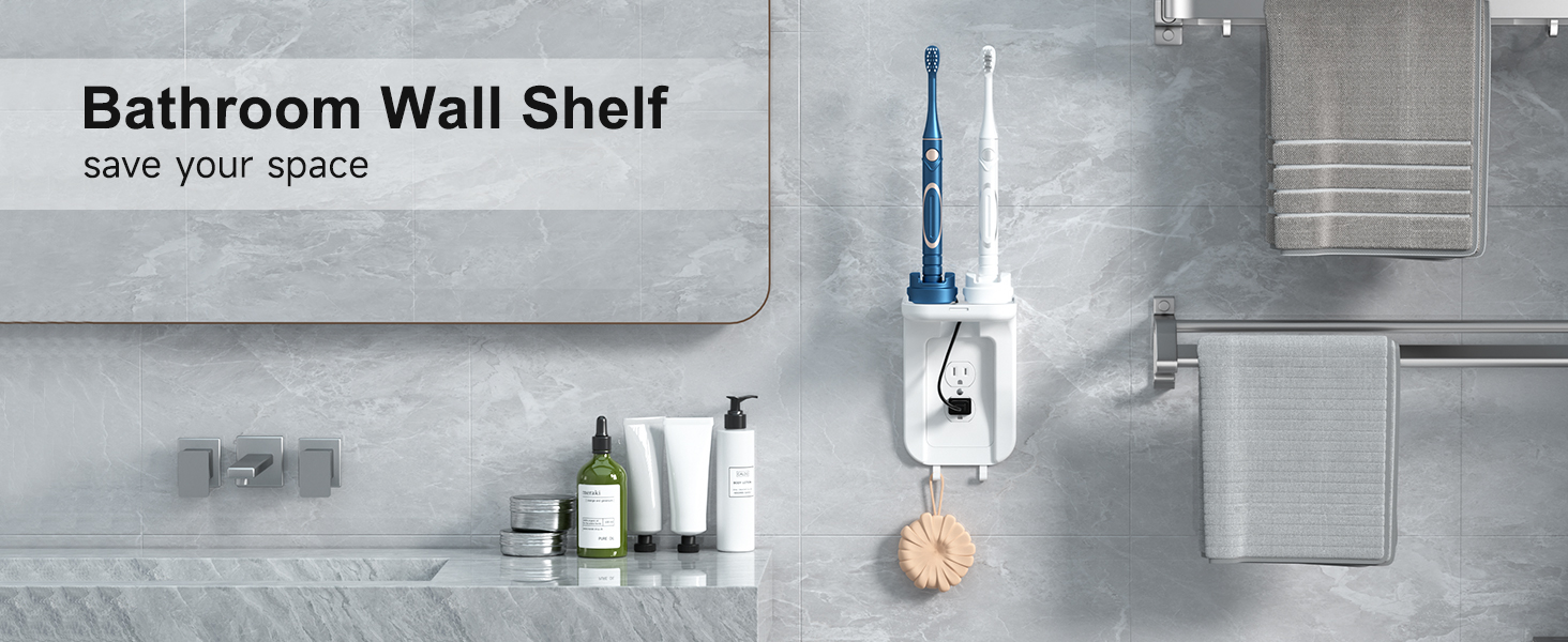 Wall Outlet Shelf