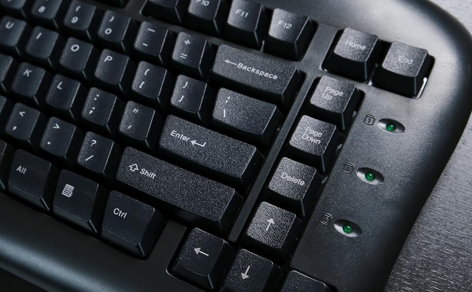 KBS-29 Natural_A Ergonomic Keyboard with Left-Side Numpad 