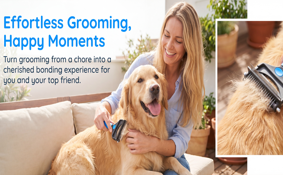 Deshedding Dog Brush