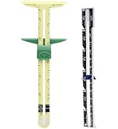 Sewing Gauge Measuring Tool Set 5-in-1 T-Shaped Sliding Gauge Ruler Fabric Quilting Ruler (2 Pieces)