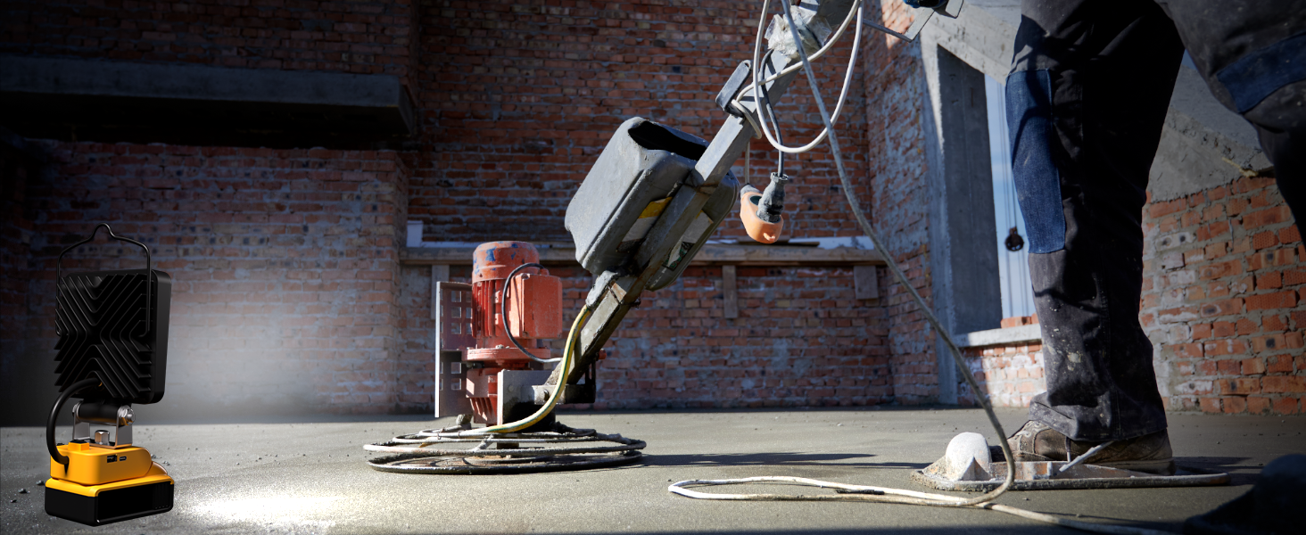 cordless outdoor job site light