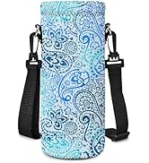 AUPET Water Bottle Bag Carrier,24oz/32oz Insulated Neoprene bottle Sling Holder Case Pouch Cover ...