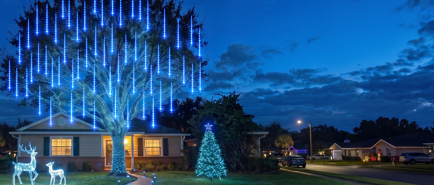 brightown solar christmas lights outdoor waterproof