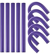 Heatless Hair Curlers Jumbo Flexible Curling Rods Bendable Twist Flexirod Soft Foam No Heat Hair ...