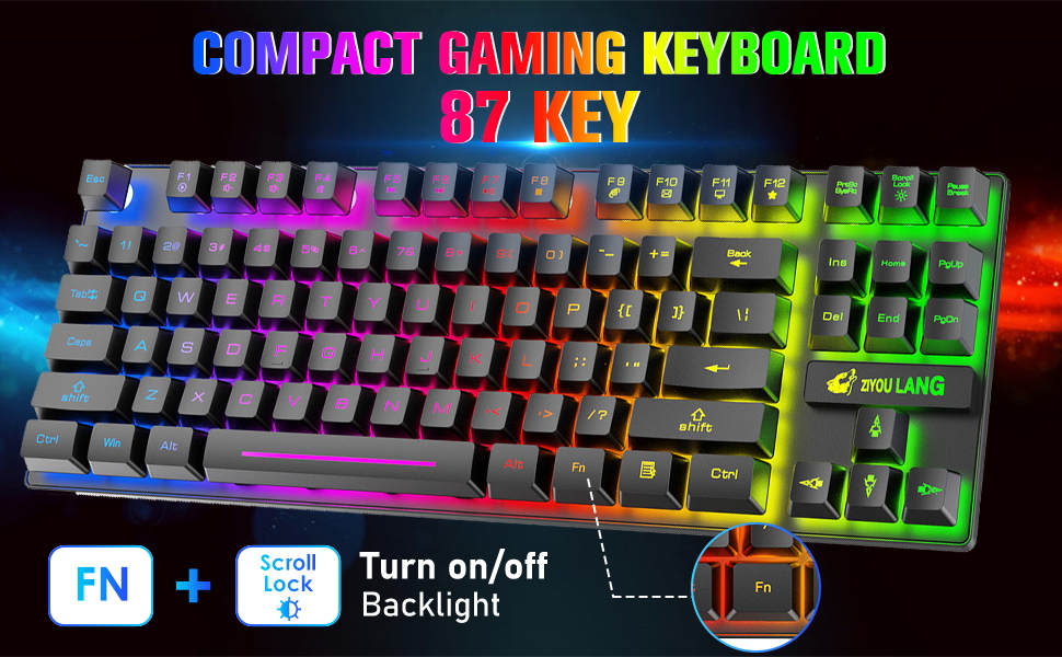 RGB gaming keyboard