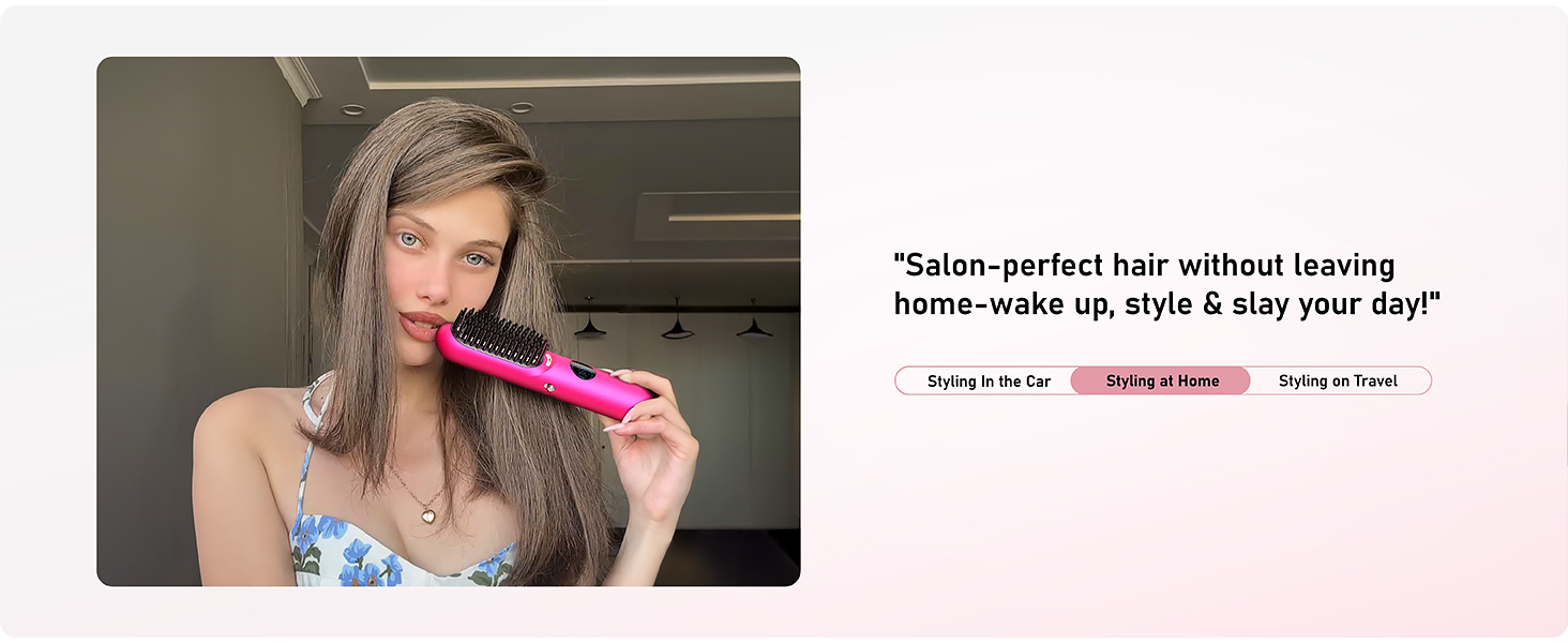 Fanttik Solo I10 APEX Portable Hair Straightener Brush