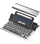 Geyes Folding Keyboard, Portable Foldable Wireless Bluetooth Keyboard with Portable Pocket Size, ...