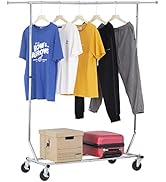 PayLessHere Clothing Rack Commercial Clothes Garment Rack Heavy Duty Clothing Racks for Hanging C...