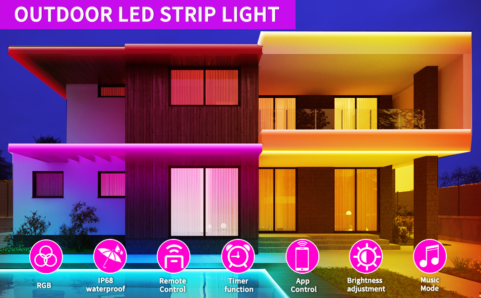 OUTDOOR LED STRIP LIGHT