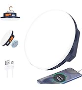 IODOO 16500mAh Rechargeable Camping Light 5000LM 2Color LED Camping Lantern 300 Hours Battery Lif...