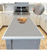 47.3''x23.6''(120cmx60cm) Extra Large Silicone Mat for Kitchen Counter, 1.5MM Thick Non-Slip Heat...