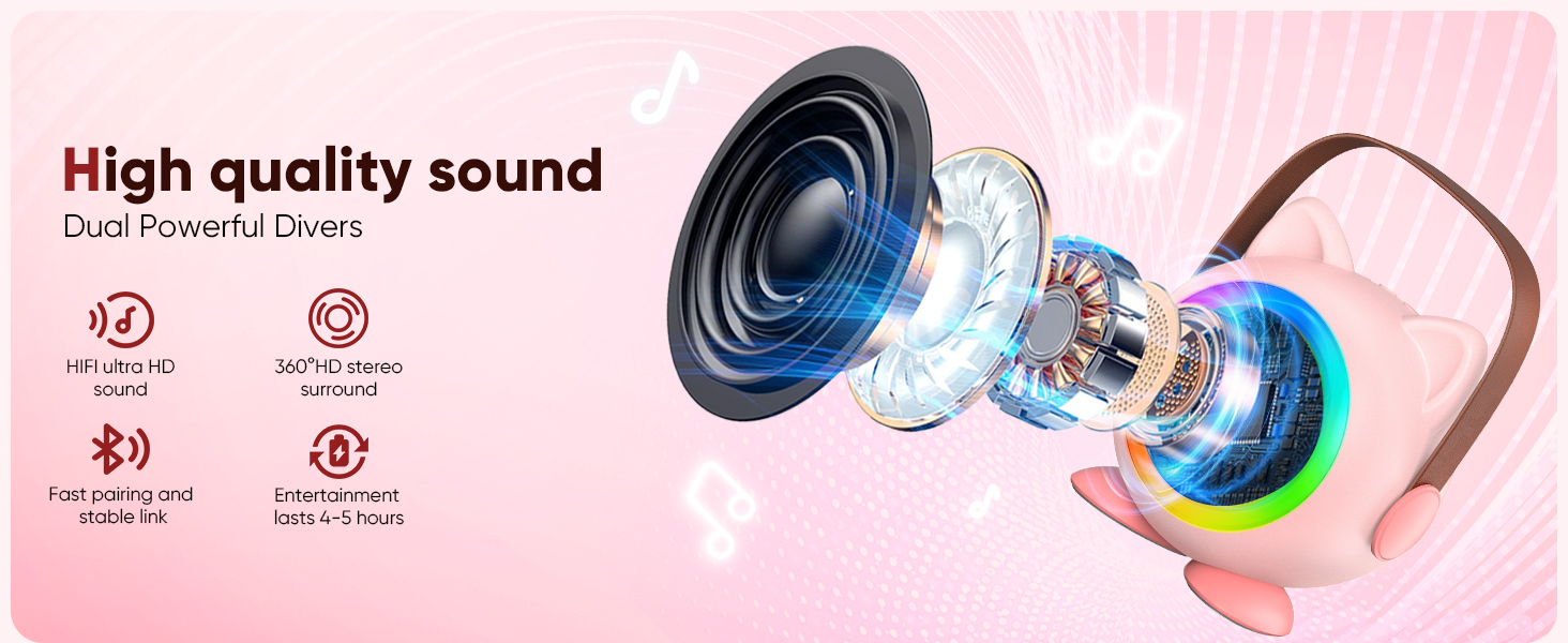 Mini Karaoke Machine Toy for Kids