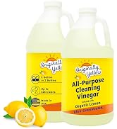 Originally Yellow Lemon Vinegar For Cleaning Purpose | USA Made All Purpose Cleaner | Use as a Fl...