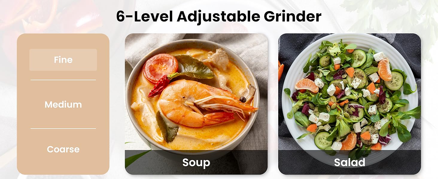 electric salt and pepper grinder set