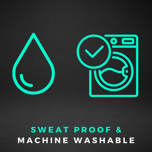 sweat proof and machine washable