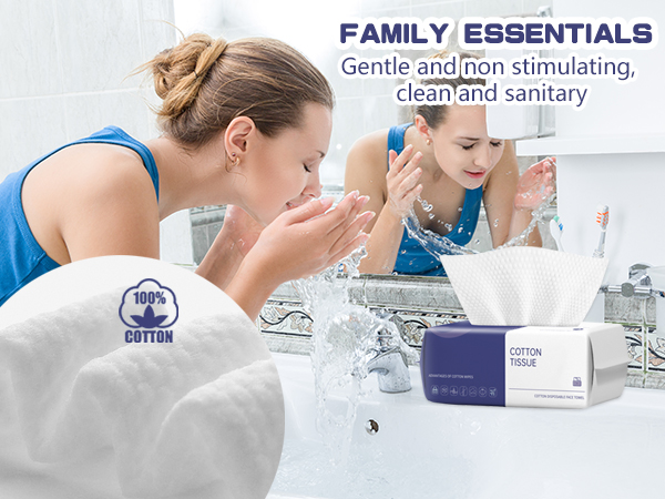 disposable face towel