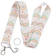 Yiflin Cute Neck Lanyard for Keys, Wallet, Id Card Holder, Cool Keychain Lanyard for Women, Men, ...