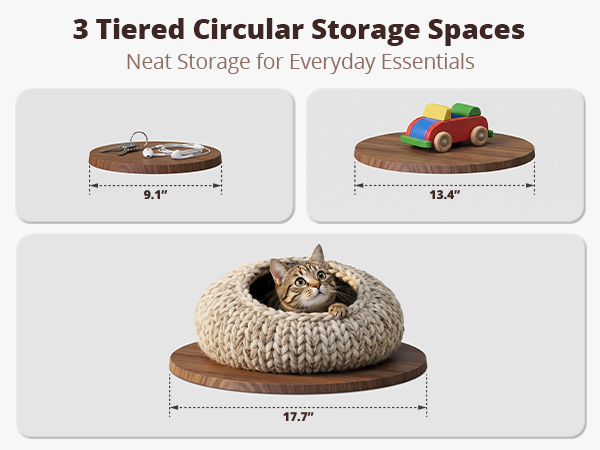 3 Storage Shelves