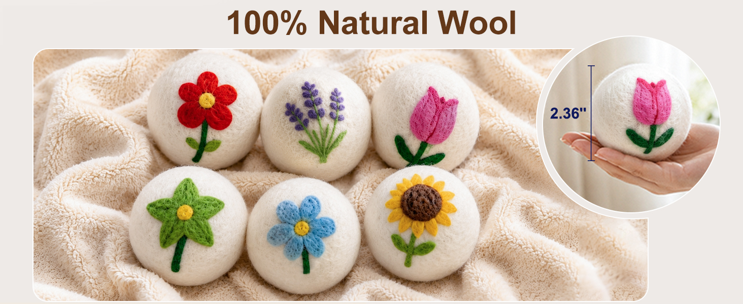 Natural Fabric Softener Ball