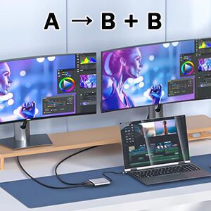 usb c to dual hdmi adapter for 2 monitors