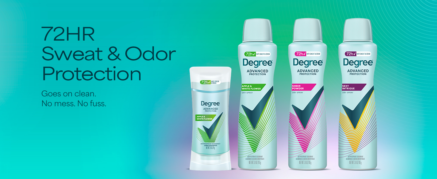 Degree advanced protection 72 hour antiperspirant