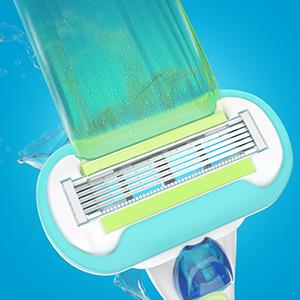 Lubrastrip glide shave