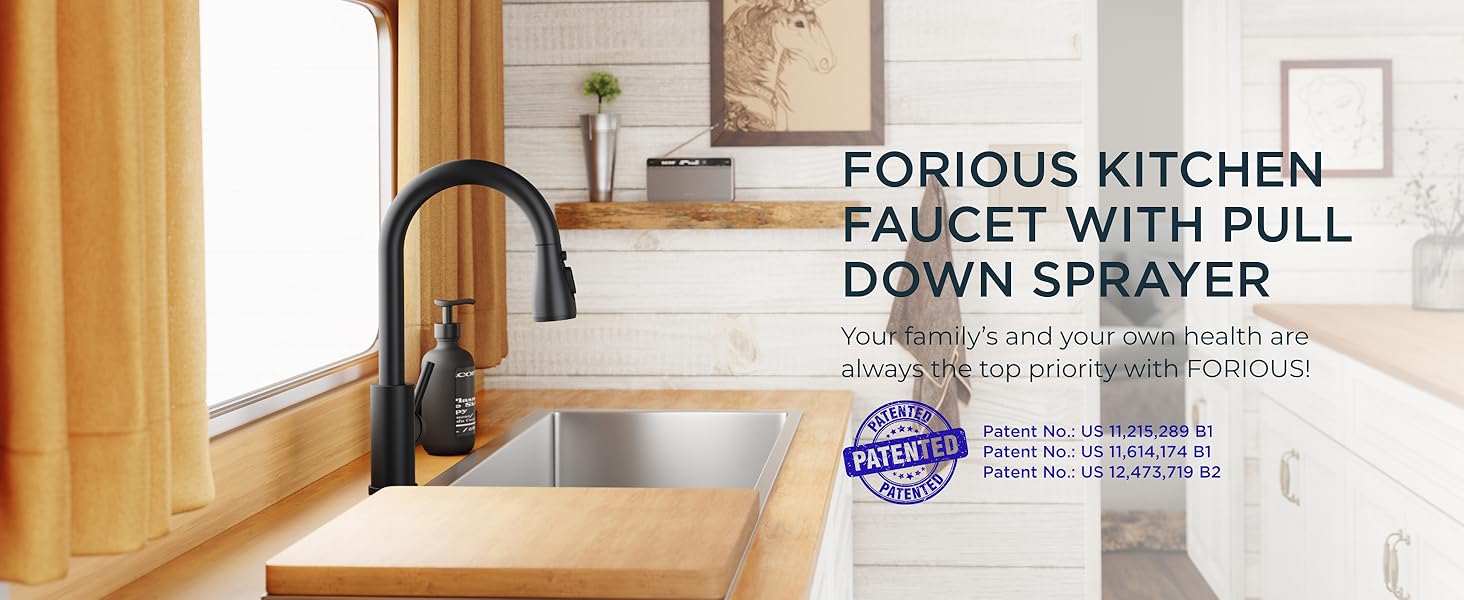 black kitchen faucet