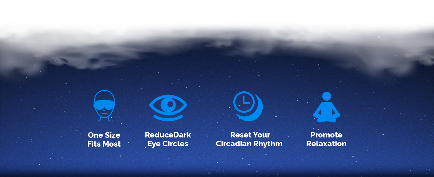 Sleep Mask benefit icons