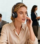 wireless headset with mic for work
