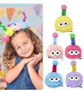 Z-CHARMMY Crazy Hair Day Accessories for Girls, Funny Easter Hair Clips for Kids, Easter Basket S...
