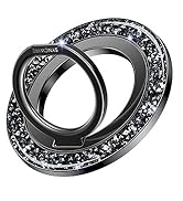 SYNCWIRE Magnetic Phone Ring Holder for MagSafe - Glitter Phone Grip Stand with 360° Rotation Fin...