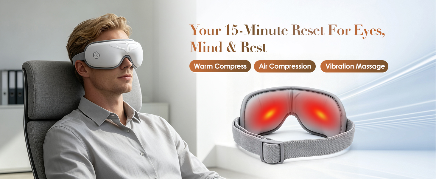 massaging eye mask