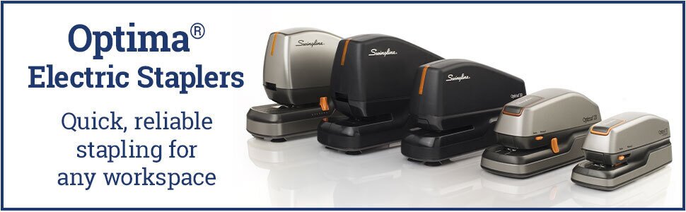 Optima Electric Staplers, quick reliable stapling for any workspace